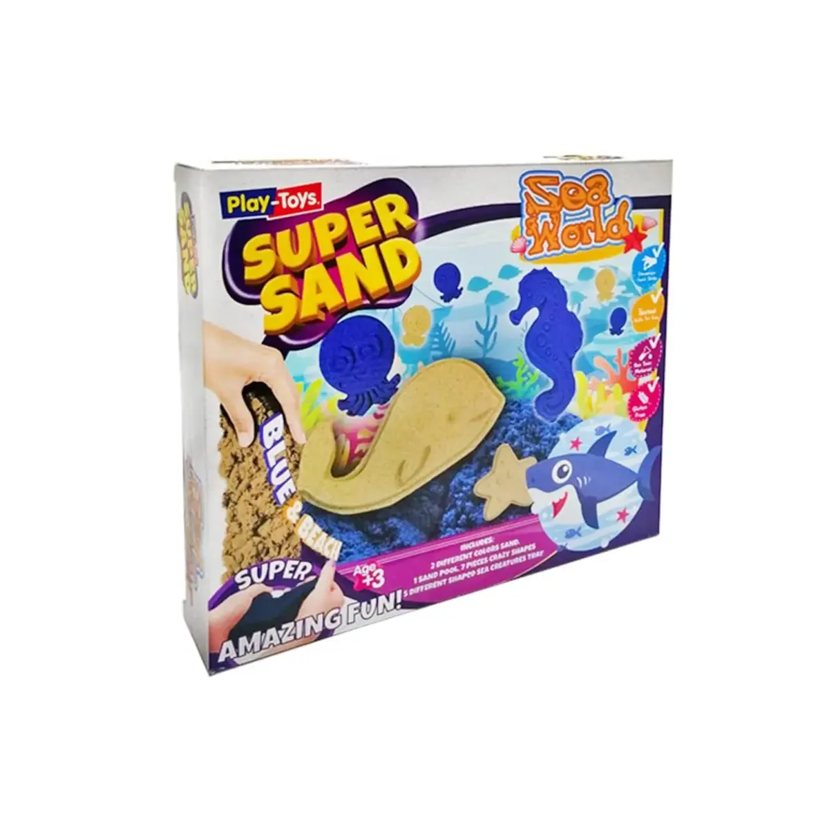 Play Toys Kinetik Kum Deniz Dünyası Oyun Kumu 500gr