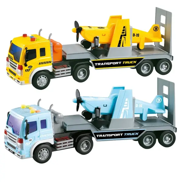 Vardem Sürtmeli Sesli Işıklı Uçak Taşıyan Tır 1:16 