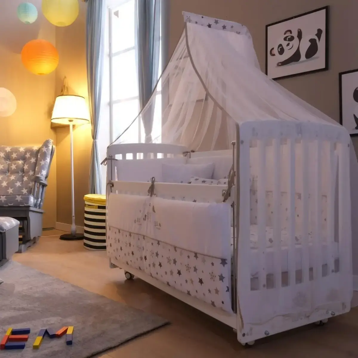 Meltem Kids Woody Beşik 60x120 cm Kuzu