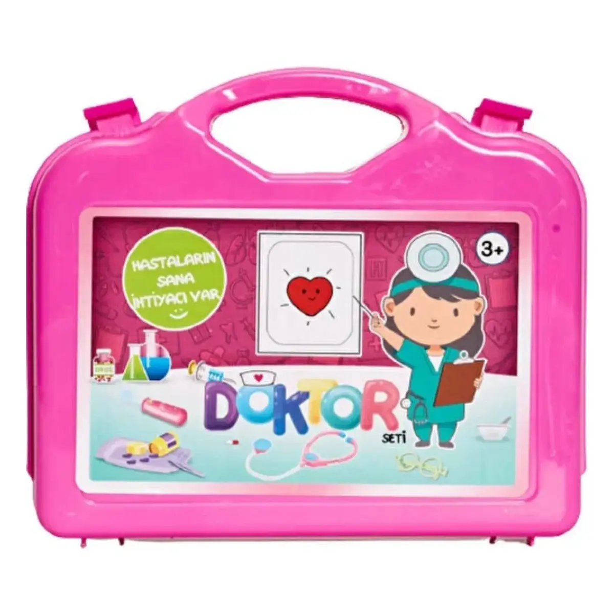 Doktor Set Pembe 14 Parça
