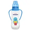 Bambino Silikon Emzikli Kulplu PP Biberon 250 ml Mavi Dondurma