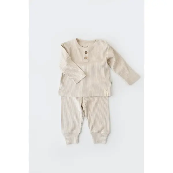 Bibaby Organik 2li Takım Relax Modal Bej