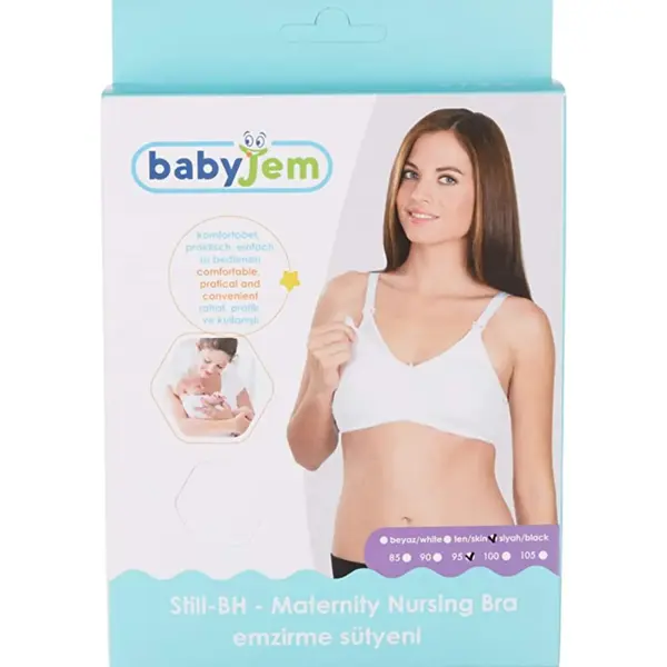 Babyjem Emzirme Sütyeni 85 Beden Beyaz