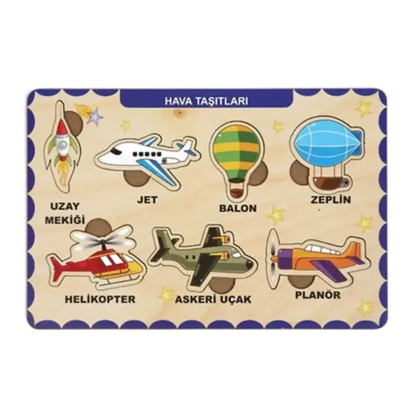 Playwood Ahşap Tutmalı Deniz Ve Hava Taşıtları