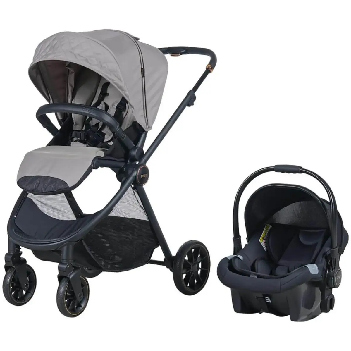 Prego 2028 Venüs Travel Sistem Bebek Arabası Bej