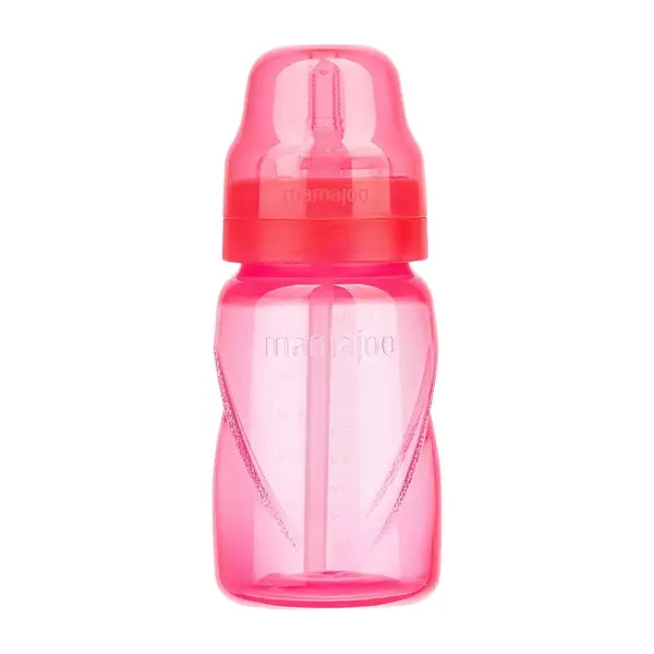 Mamajoo Akıtmaz Pipetli Bardak 270 ml Pembe