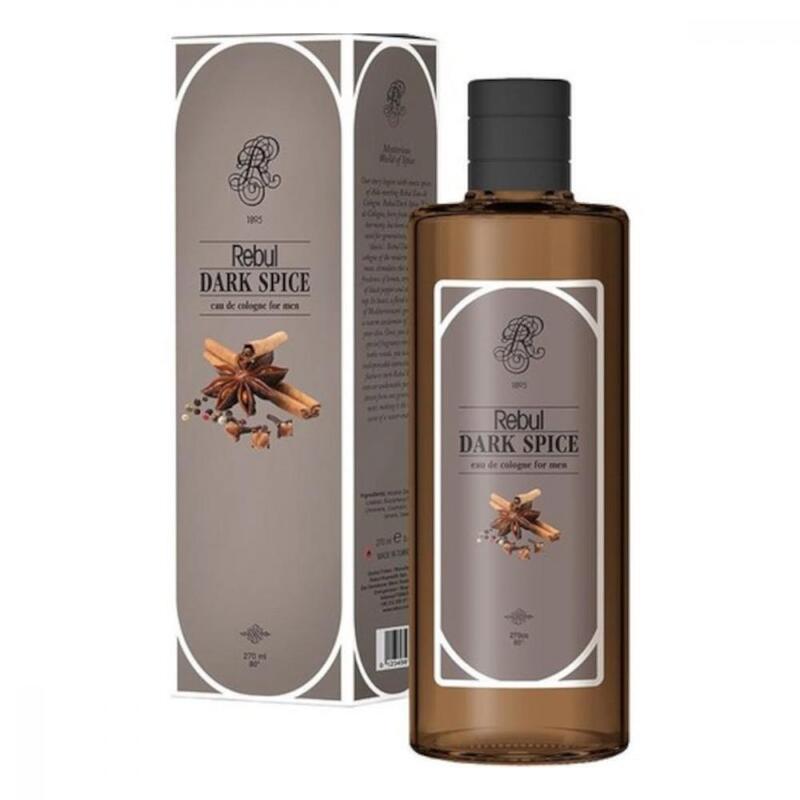 Rebul Cam Şişe Kolonya 270 ml Dark Spice