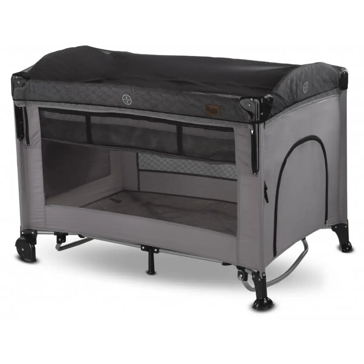 Babyhope 1081 Royal Basic Anne Yanı Oyun Parkı 70x110 cm Gri