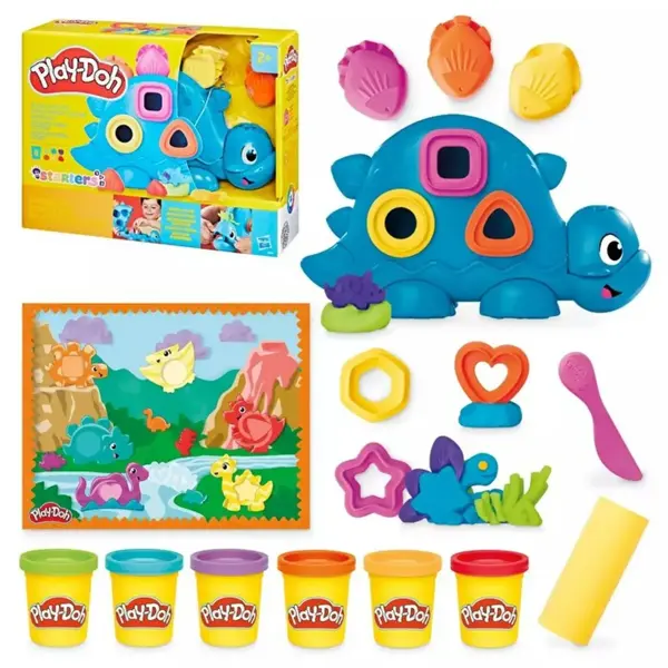 Play-Doh Shapes And Colors Dıno