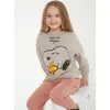 Snoopy Eşofman Takımı Kum
