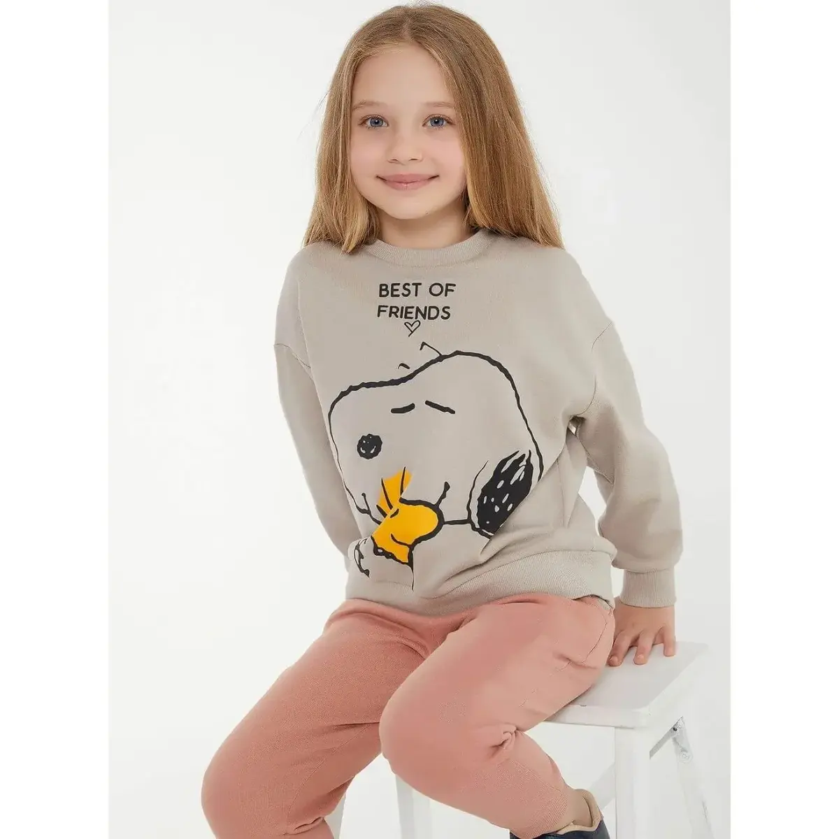 Snoopy Eşofman Takımı Kum