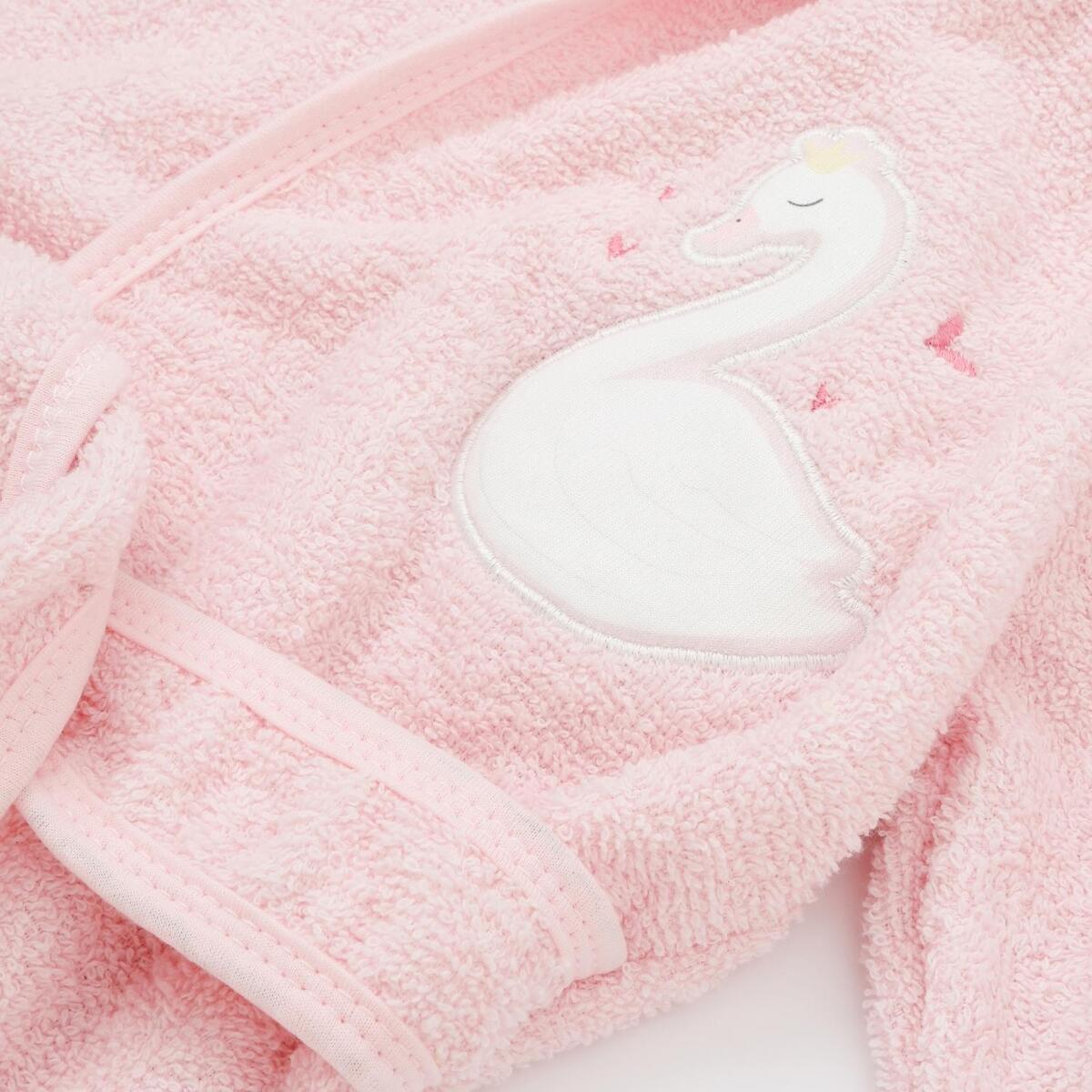 Bibaby Bornoz Takımı Swan Pembe