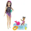 Barbie Bebek Bakıcısı Bebeği ve Aksesuarları Oyun Seti
