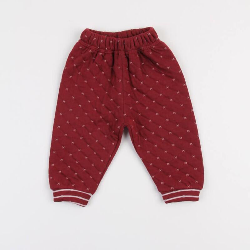 Mini Ropa Pantolon Kapitone Bordo