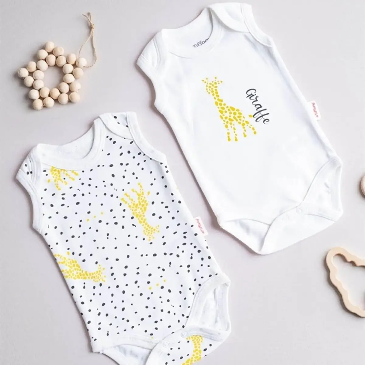 Tiffany Atlet Body 2li Giraffe Theme Ekru