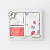 Bibaby Organik Zıbın Takımı Wild Flowers Prematüre Coral