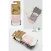 Bistyle Çorap Soket Havlu 2li Kaymaz Point Girl Gri - Pudra