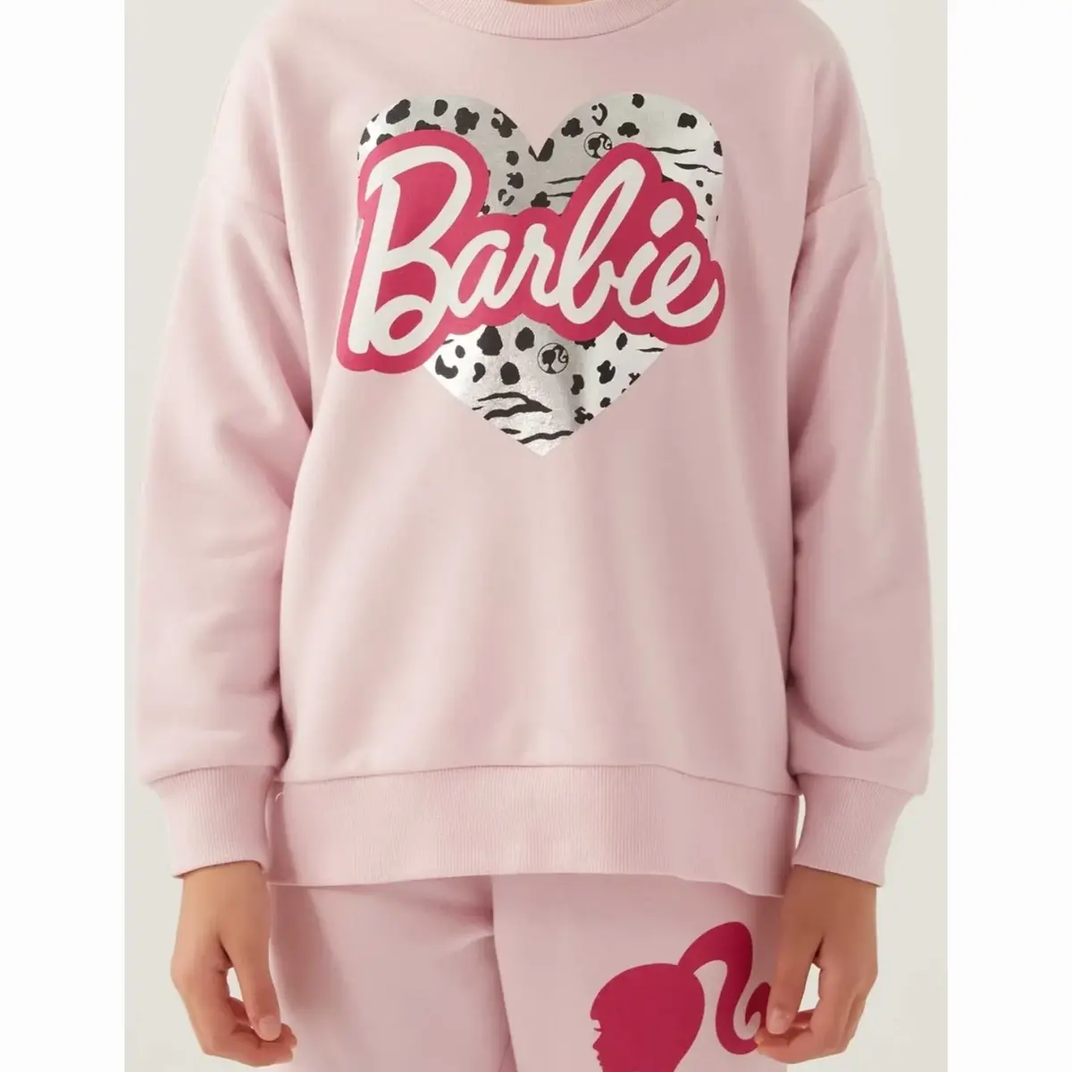 Barbie Eşofman Takımı Toz Pembe