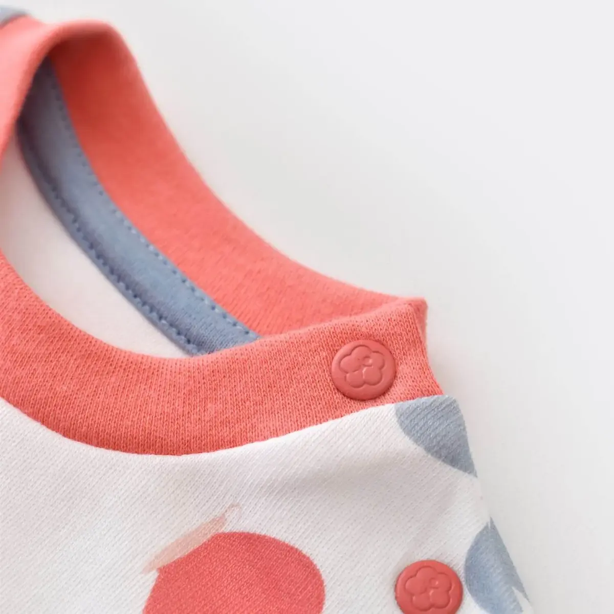 Bibaby Organik Sweatshirt Wild Flowers Coral