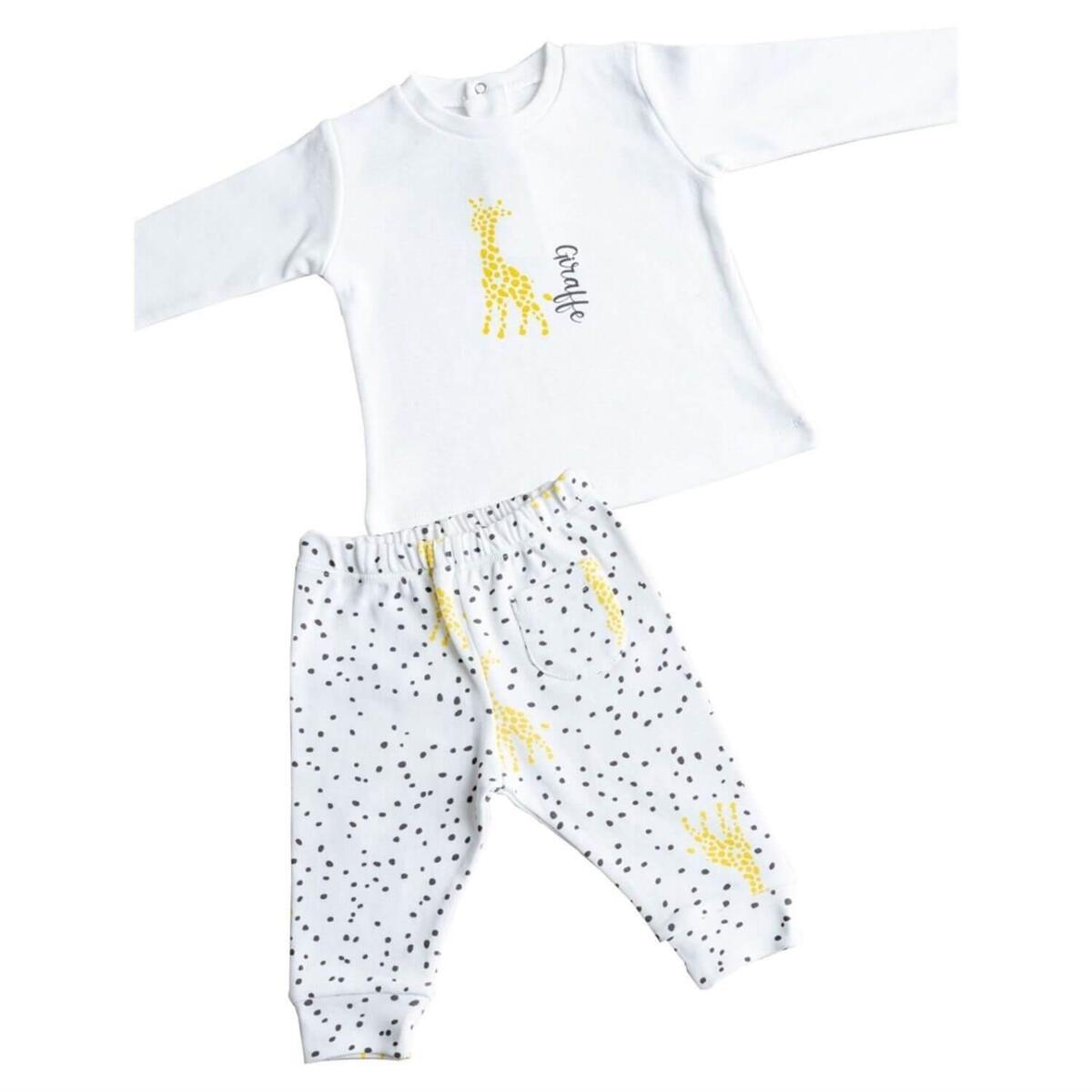 Tiffany 2li Takım Giraffe Theme Ekru