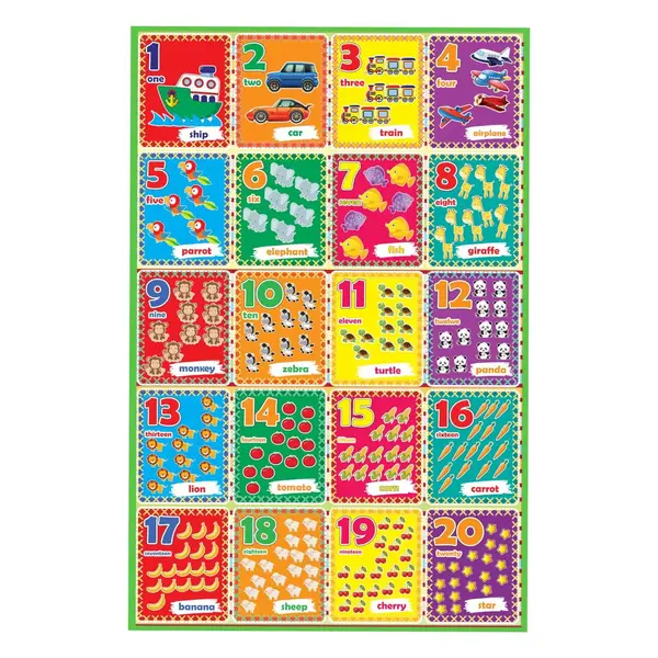 Akar Oyun Halısı Sayılar 150x100cm