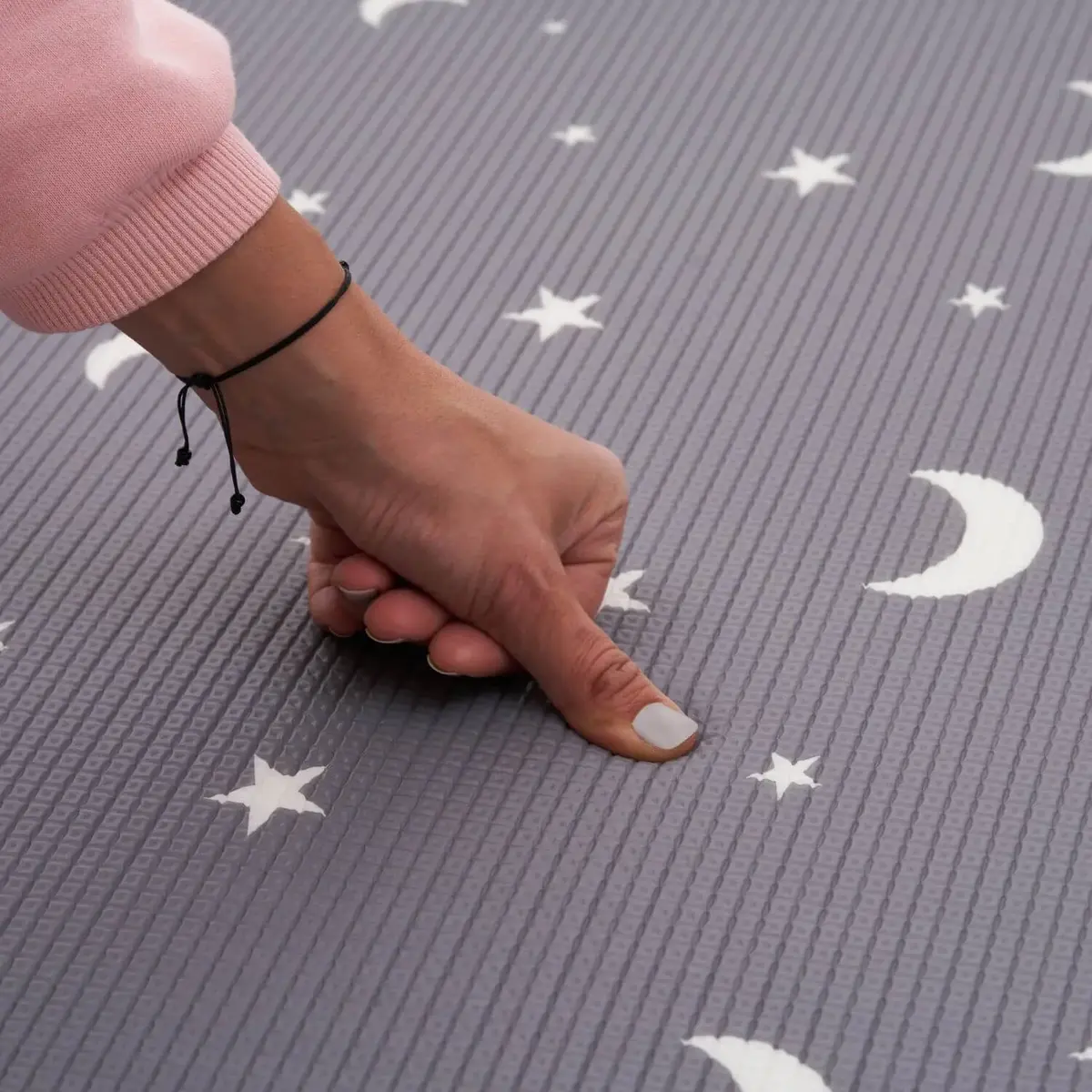 Tummymat Fun Alphabet Gray Stars Oyun Matı 15mm 200x140 cm