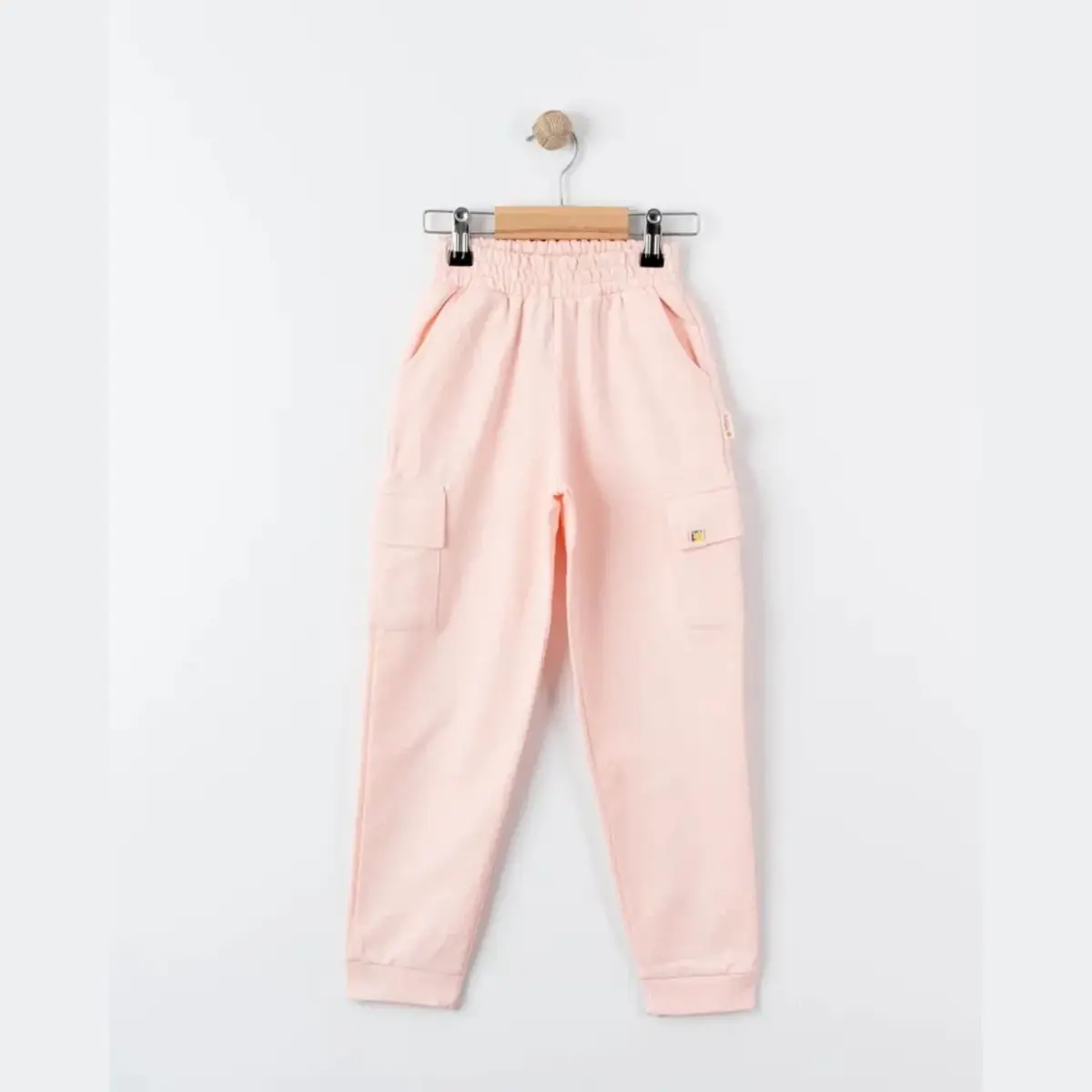 Tiffany Eşofman Altı Kargo Cepli Oversize Theme Pudra Tiffany Eşofman Altı Kargo Cepli Oversize Theme Pudra