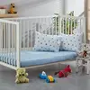 Penye Bebek Çarşaf Ve Yastık Kılıfı Ponpon 60*120