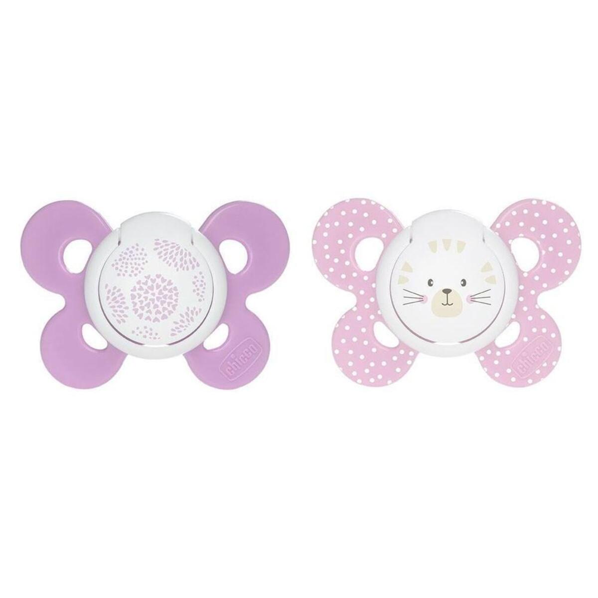 Chicco Physio Comfort Silikon Emzik 2li 6+ Ay Kız