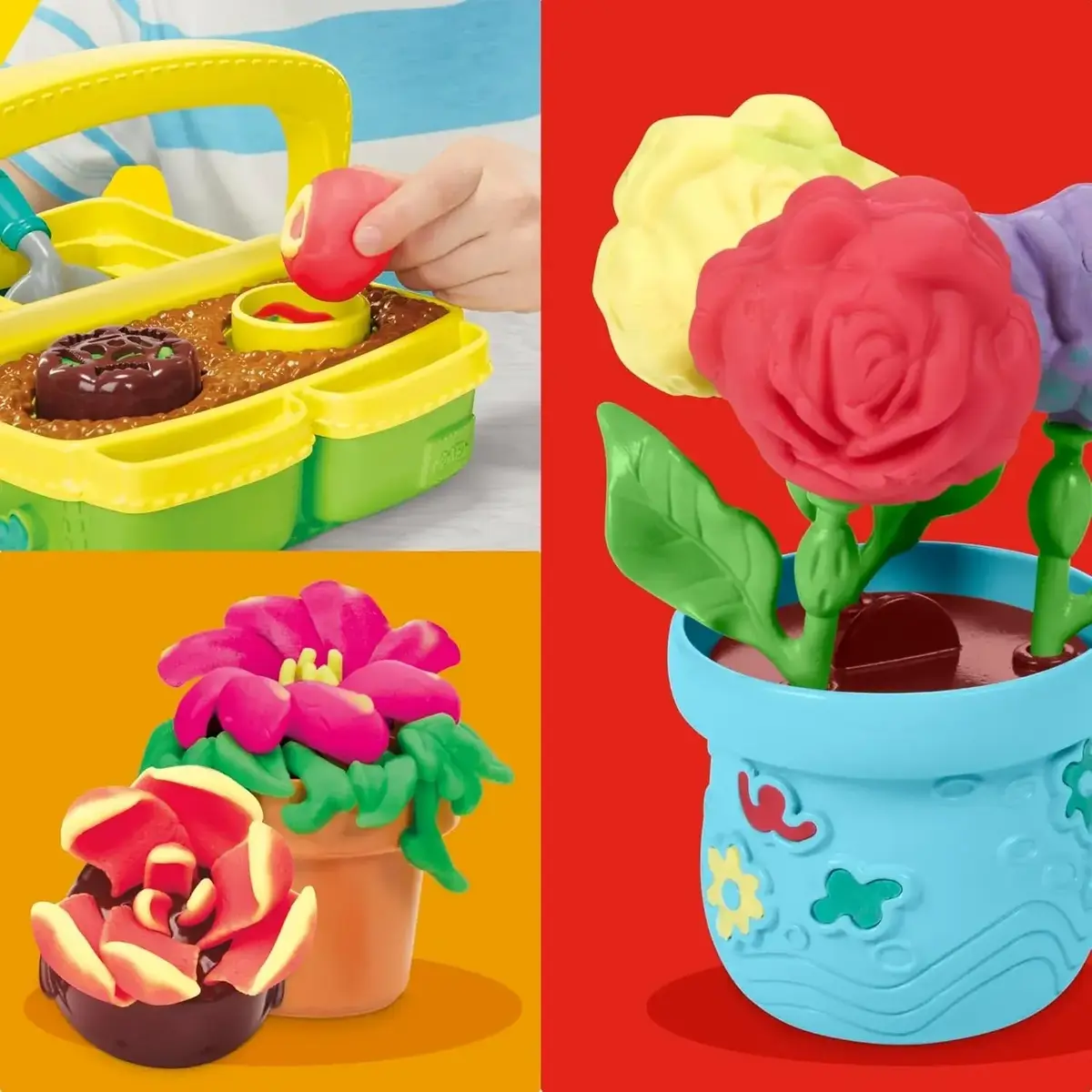 Play-Doh Renkli Çiçekler Botanik Oyun Seti