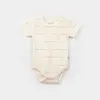Bibaby Organik Body Kısa Kol Hello Safari Ekru - Kiremit