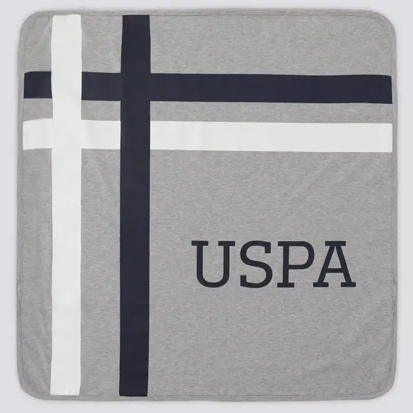 U.S. Polo Battaniye Gri Melanj