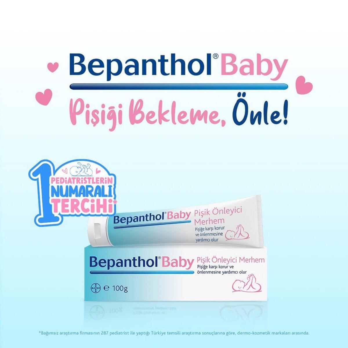 Bepanthol Baby Pişik Önlemeye Yardımcı Merhem 100 gr x 2 Adet