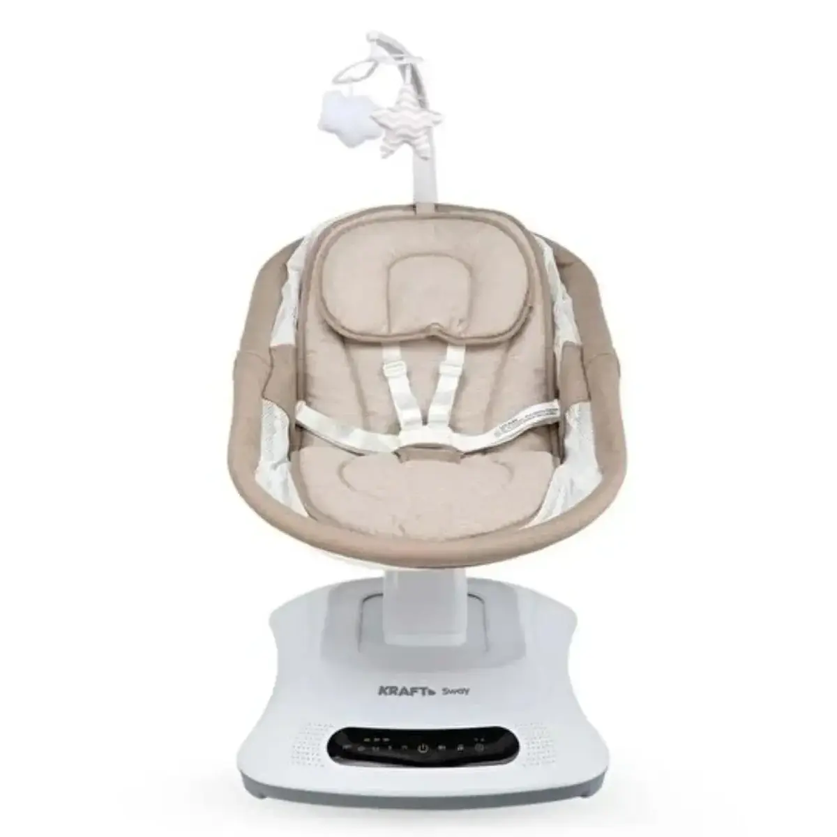 Kraft Sway Portbebeli Elektrikli Salıncak Beige