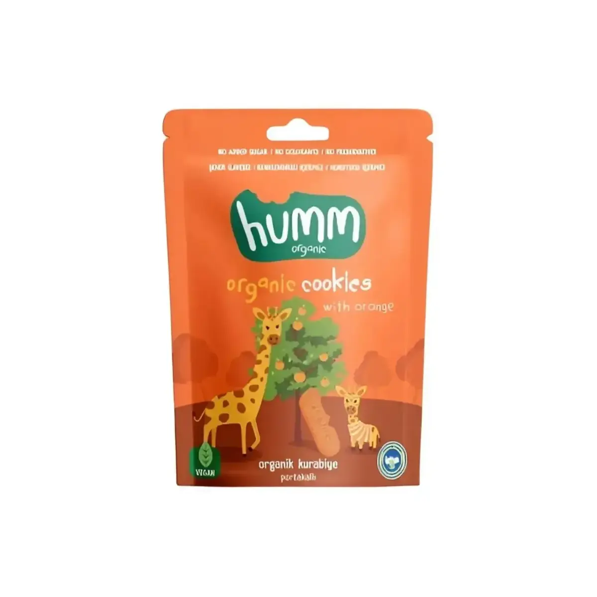 Humm Organic Vegan Portakallı Kurabiye 55 gr