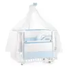 Meltem Smart Bambino Beşik 70x110 cm Beyaz Mavi