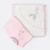 Bibaby Havlu Takımı Müslin Pretty Rabbit Pembe