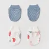 Bibaby Organik Eldiven 2li Wild Flowers Spring Blue