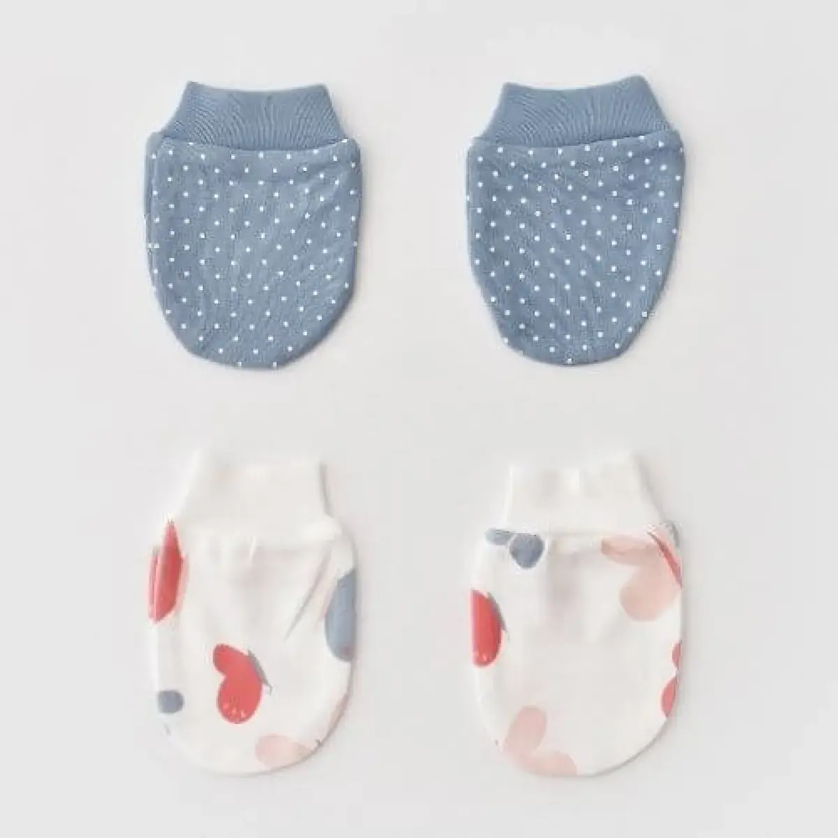 Bibaby Organik Eldiven 2li Wild Flowers Spring Blue Bibaby Organik Eldiven 2li Wild Flowers Spring Blue