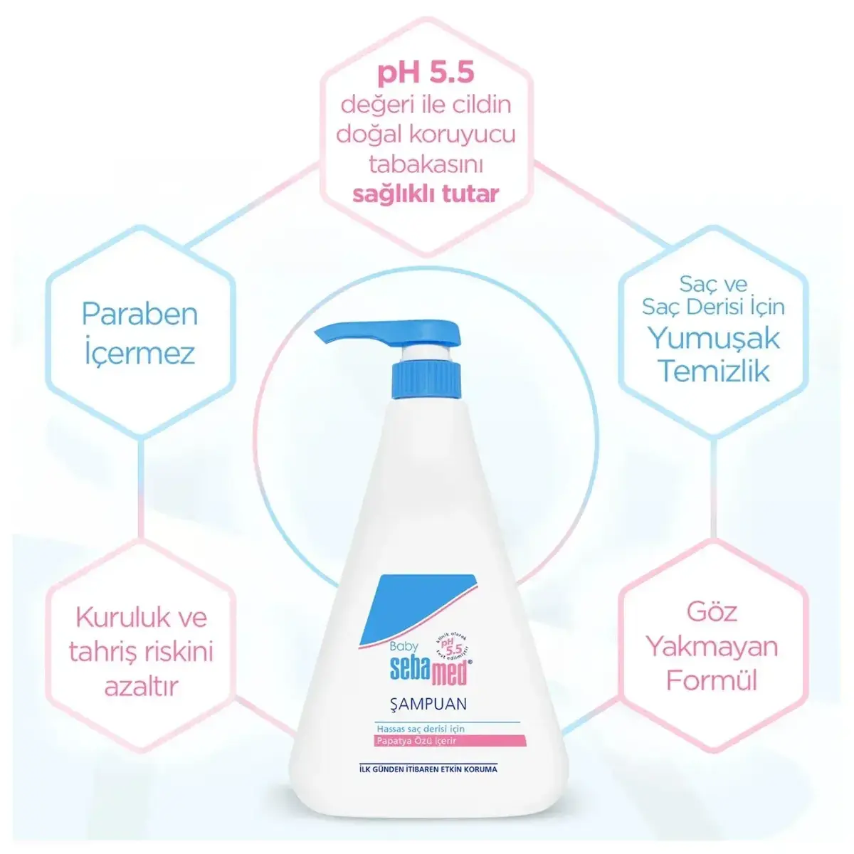 Sebamed Bebek Şampuanı 750 ml*3