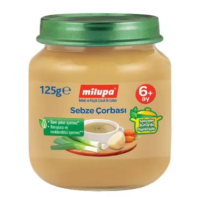 Milupa Sebze Çorbası Kavanoz Maması 125 gr