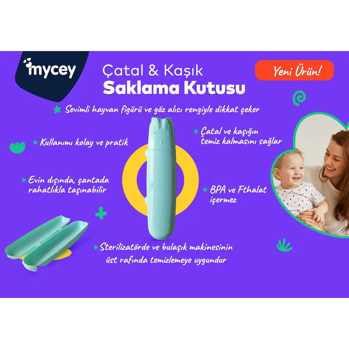 MyCey Çatal Kaşık Saklama Kutusu