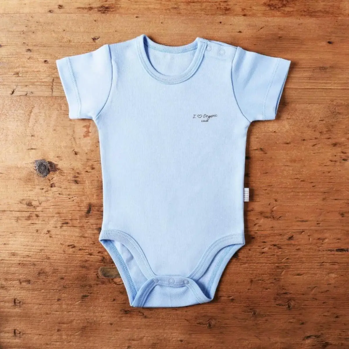 Kitikate Organik Body Kısa Kol Mavi