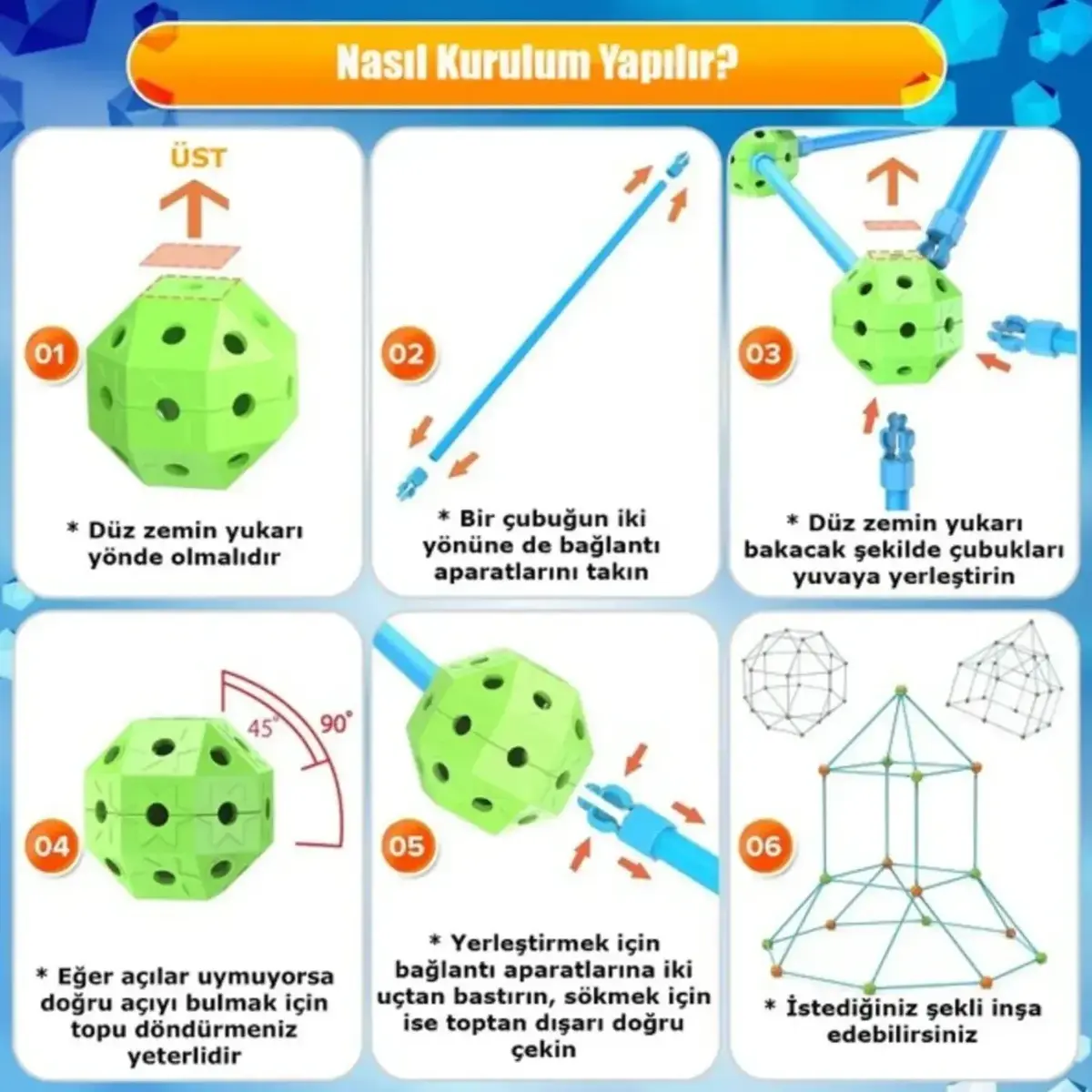 Kale Yapı Seti 200 Parça