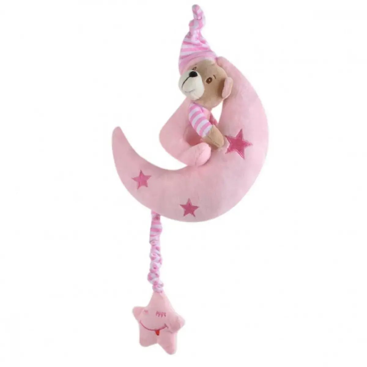 Selay Peluş Aylı Ayıcık Pembe 20 Cm Selay Peluş Aylı Ayıcık Pembe 20 Cm