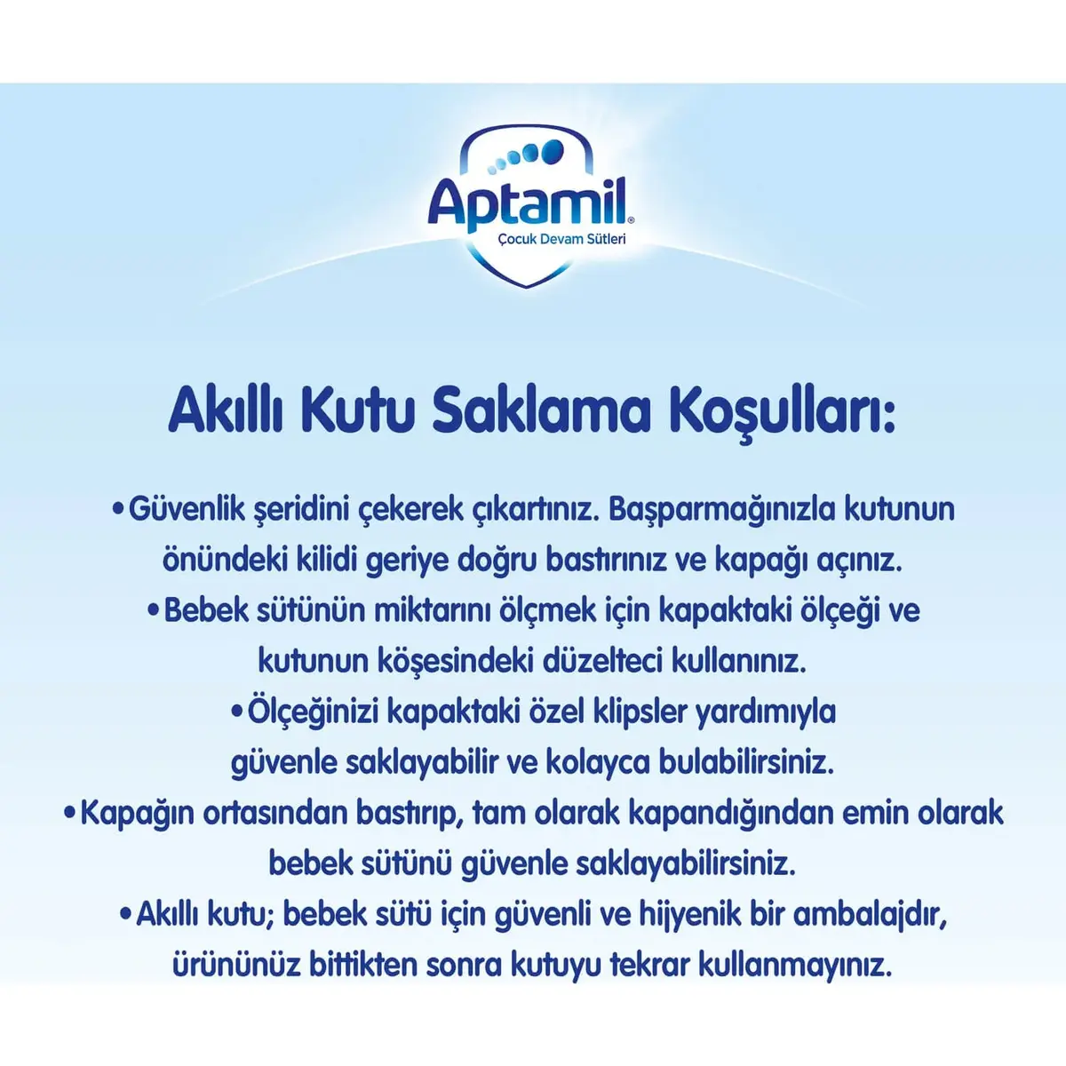 Aptamil 1 Devam Sütü 800 Gr