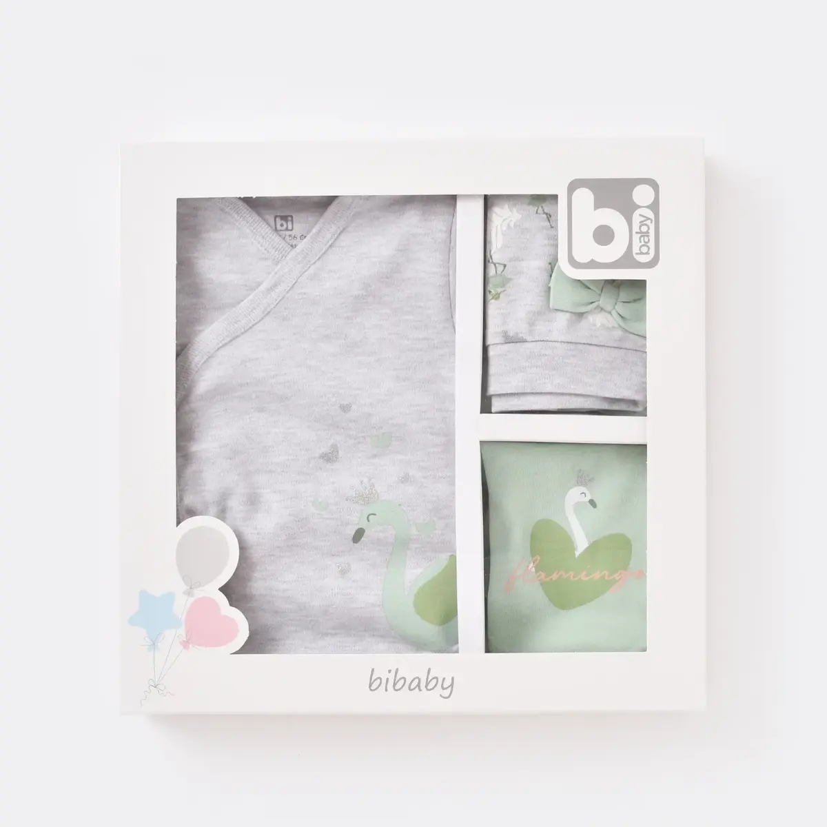 Bibaby Hastane Çıkışı 5li Baby Flamingo Yeşil