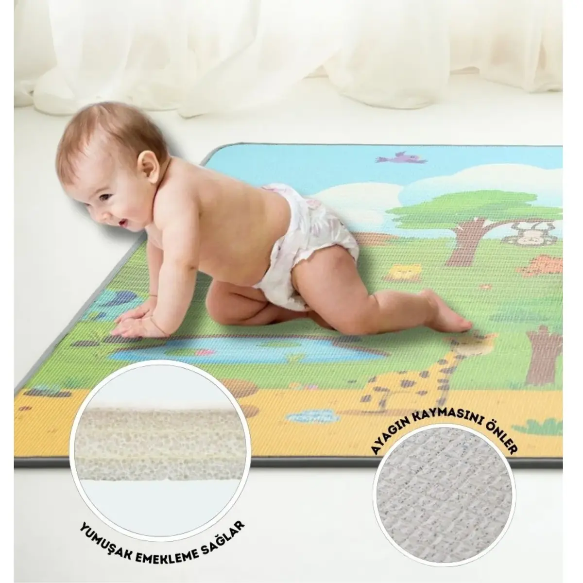 Coolmats Araba Yarışı-Hayvanat Bahçesi 140x200x1