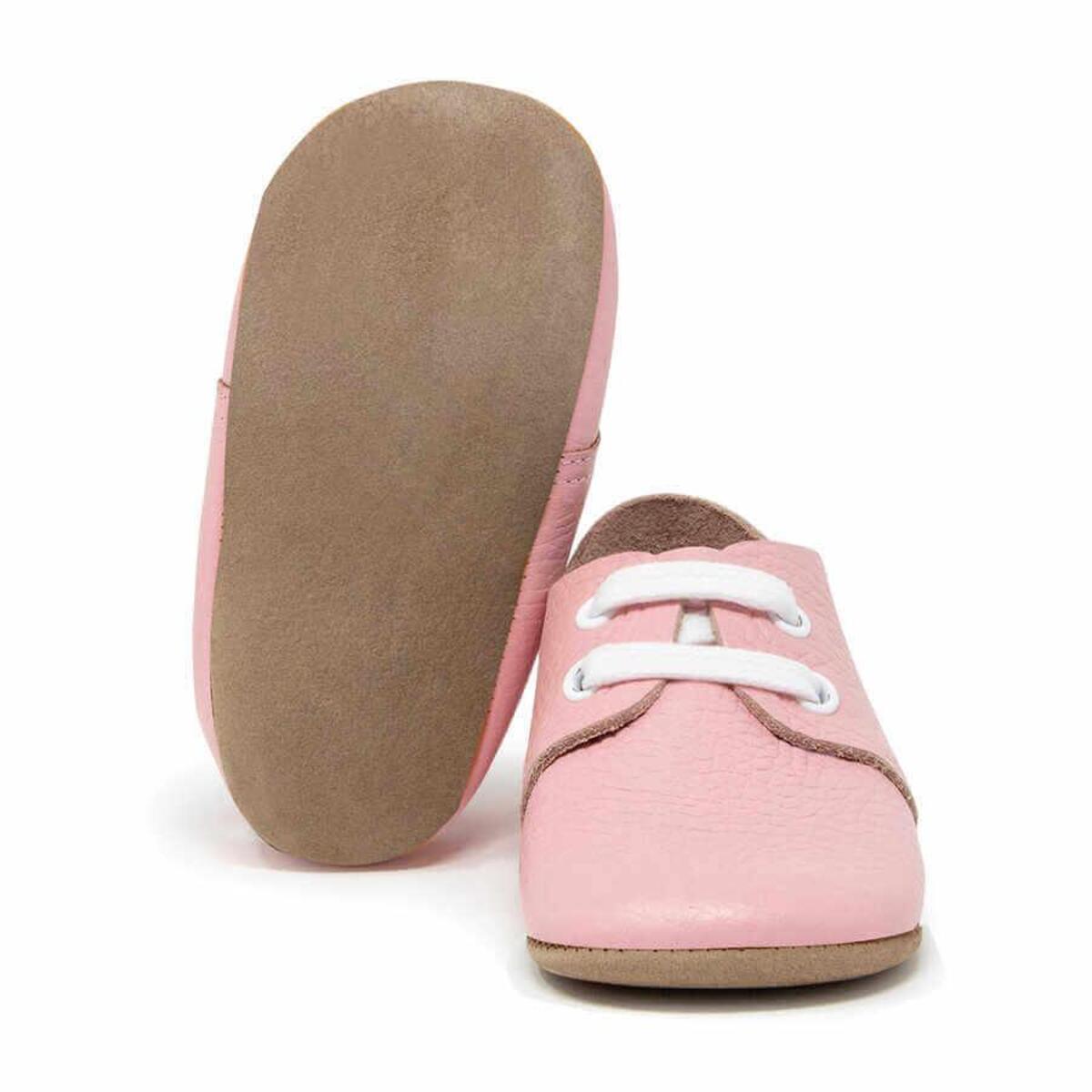 Ella Bonna Bebek Ayakkabısı Hakiki Deri Pembe