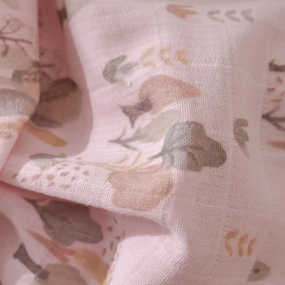Bibaby Battaniye Müslin Tree Pembe